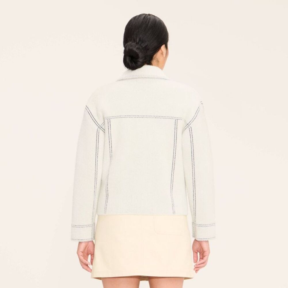 Women's Shacket - Woolrich Cream M - Picture 3 of 3